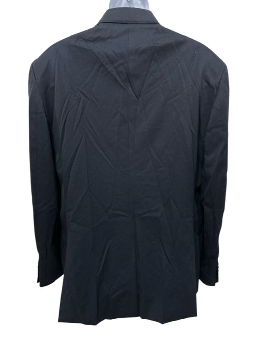 Bally Navy Wool Solid Double Breasted Men's Blazer Navy / 48