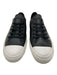 Converse Shoe Size 10 Black & White Leather Solid Sneaker Men's Shoes Black & White / 10