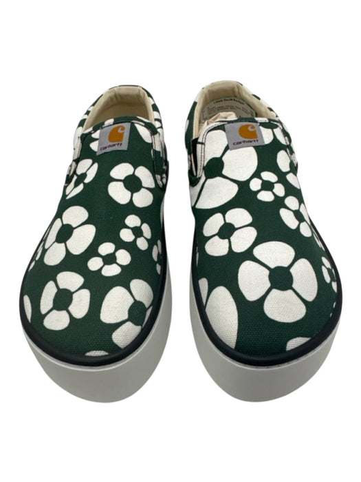 Carhartt X Marni Shoe Size 43 Green & White Canvas Floral Sneaker Men's Shoes Green & White / 43