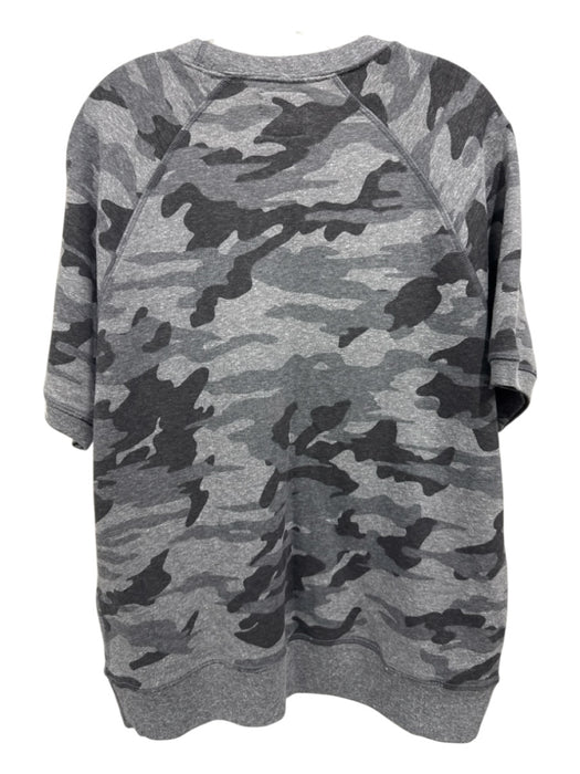 Champion X Todd Snyder NWT Size XL Gray Cotton Blend Camo Crew Short Sleeve Gray / XL