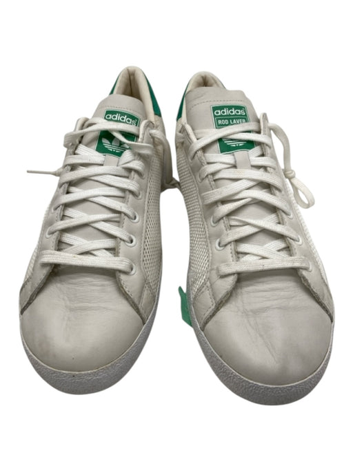 Adidas Shoe Size 10.5 White Synthetic Mesh Sneaker Men's Shoes White / 10.5