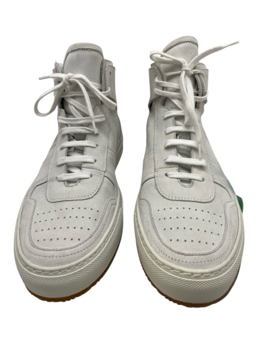 Common Projects Shoe Size 42 White Leather Solid Sneaker Men's Shoes White / 42
