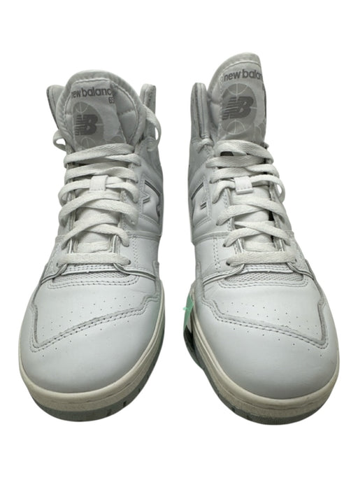 New Balance Shoe Size 10.5 White Leather Solid High Top Men's Shoes White / 10.5