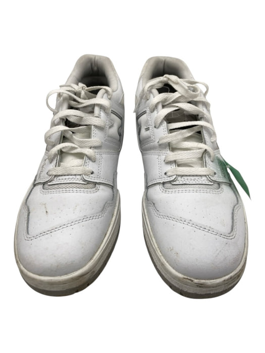New Balance Shoe Size 10.5 White Leather Solid Sneaker Men's Shoes White / 10.5