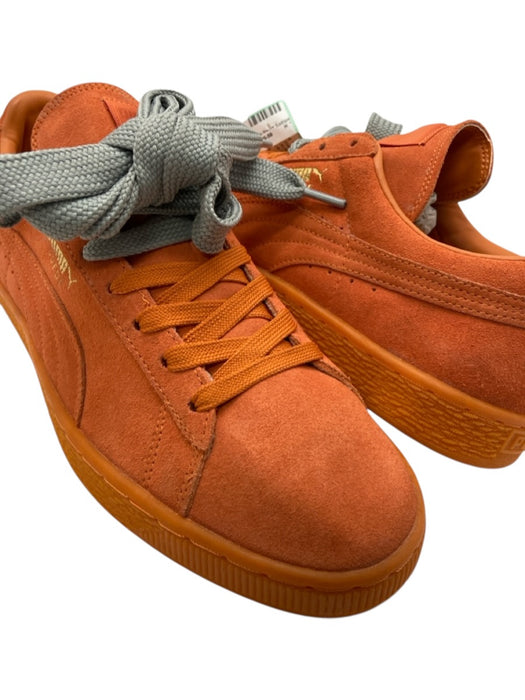 Puma Shoe Size 10.5 Like New Orange Suede Solid Sneaker Men's Shoes Orange / 10.5