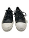 Converse Shoe Size 10 Black & White Leather Solid Sneaker Men's Shoes Black & White / 10