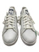 Adidas Shoe Size 10 White & Navy Leather Solid Sneaker Men's Shoes White & Navy / 10