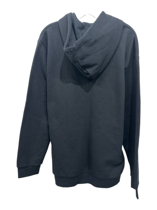Adidas NWT Size XL Black Cotton Blend Solid Hoodie Men's Jacket Black / XL