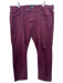 Paige Size 38 Dark Red Cotton Blend Solid Khakis Men's Pants Dark Red / 38