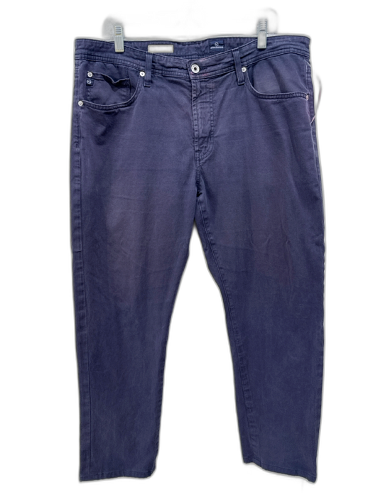 AG Size 36 Faded Blue Cotton Blend Solid Khakis Men's Pants Faded Blue / 36