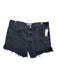 Agolde Size 31 Washed Black Cotton High Rise Button Fly Cut Off Shorts Washed Black / 31