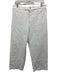 Madewell Size 30 White Cotton Blend Mid Rise Wide Leg Pants White / 30