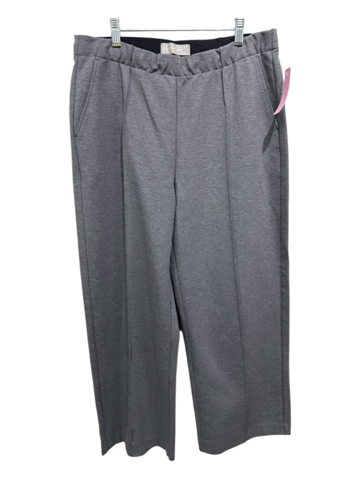 Everlane Size Large Gray Elastic Waist Pintuck Seams Wide Leg Pants Gray / Large