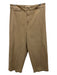 Madewell Size 31 Khaki Beige Cotton High Rise Welt Pockets Wide Leg Pants Khaki Beige / 31