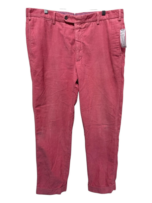 Sid Mashburn Size 38 Salmon Cotton Cordouroy Cuffed Khakis Men's Pants Salmon / 38
