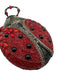 Mary Frances Black & Red Beaded Embellished Ladybug Convertible Bag Black & Red / S