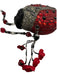 Mary Frances Black & Red Beaded Embellished Ladybug Convertible Bag Black & Red / S