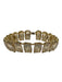 Swarovski Gold Crystal Floating Hinge clasp Oversized Choker Necklace Gold