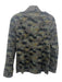 L'agence Size XS Black, Green, Gray Cotton Denim Long Sleeve camo print Jacket Black, Green, Gray / XS