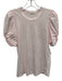 A.L.C. Size XS Light Pink Cotton 1/2 Sleeve Twist Detail T Shirt Top Light Pink / XS