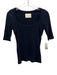 Citizens of Humanity Size S Midnight blue Cotton Blend Ribbed Square Neck Top Midnight blue / S