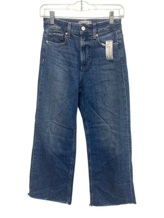 Paige Size 25 Medium Wash Cotton Blend Denim High Rise Button & Zip Fly Jeans Medium Wash / 25