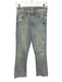 Mother Size 25 Light Wash Cotton Blend Denim Distressed Button & Zip Fly Jeans Light Wash / 25