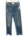 Mother Superior Size 23 Light Med Wash Cotton Denim Distressed Jeans Light Med Wash / 23