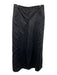 TWP Size 8 Black Linen Blend High Rise Zip & Hook Wide Leg Pants Black / 8