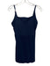 Spanx Size M Navy Blue Spandex Blend Spaghetti Straps Padded Dress Navy Blue / M