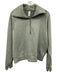 Spanx Size L Gray Modal Blend Heathered Funnel Neck Quarter Zip Jacket Gray / L