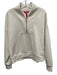 Spanx Size L Cream Beige Modal Blend Heathered Quarter Zip high neck Sweater Cream Beige / L