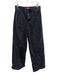 Spanx Size M Charcoal Black No Fabric Tag Denim High Rise Button & Zip Fly Jeans Charcoal Black / M