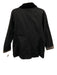 Barbour Size 6 Black & Gray Waxed Cotton Corduroy Collar Tartan Lining Jacket Black & Gray / 6
