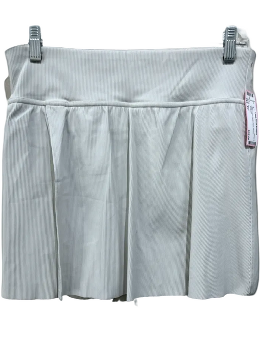 Spanx Size XL Gray Nylon Elastic Waist Ribbed Skirt Gray / XL