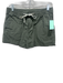 Vuori Size S Olive Green Cotton Elastic Drawstring Waist Zip Fly Pockets Shorts Olive Green / S