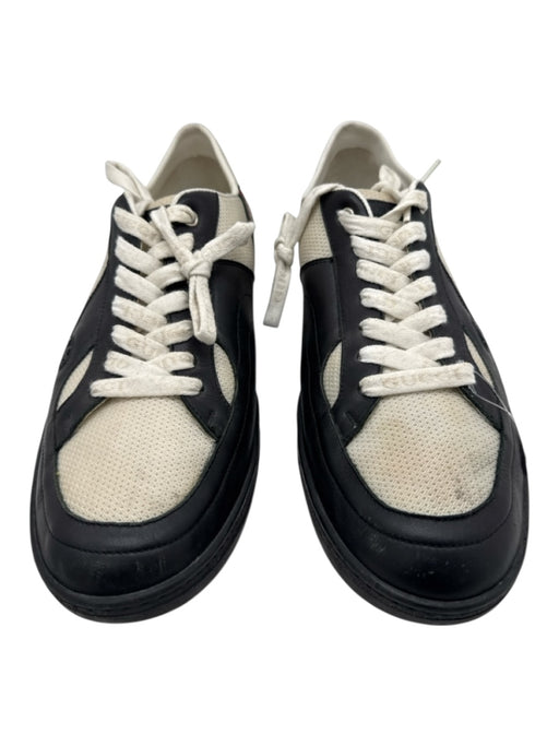 Gucci Shoe Size 14 AS IS White & Black Leather & Synthetic Two Tone Men's Shoes White & Black / 14