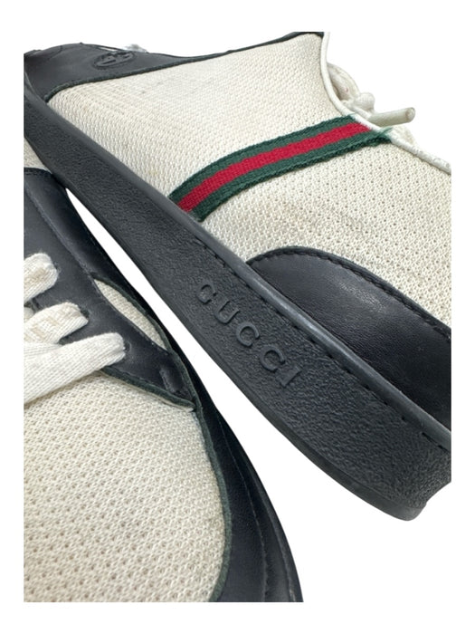 Gucci Shoe Size 14 AS IS White & Black Leather & Synthetic Two Tone Men's Shoes White & Black / 14