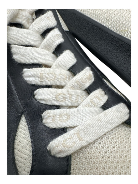Gucci Shoe Size 14 AS IS White & Black Leather & Synthetic Two Tone Men's Shoes White & Black / 14