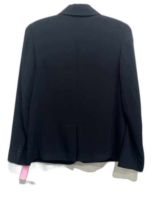 Vince Size 4 Black Polyester darted Flap Pockets One Button Blazer Jacket Black / 4