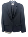 Vince Size 4 Black Polyester darted Flap Pockets One Button Blazer Jacket Black / 4