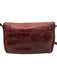 Patricia Nash Burgundy Leather whipstitch trim embossed Fringe Detail Bag Burgundy / Small