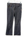 D&G Size 28 Black Wash Cotton Denim Mid Rise Contrast Stitch Zipper Detail Jeans Black Wash / 28