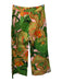 Julie Brown Size S Green, Pink & Orange Cotton 1/2 Balloon Sleeve Pant Set Green, Pink & Orange / S