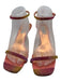 Sebastian Milano Shoe Size 39 Pink, Orange & Yellow Rhinestone T Back Sandals Pink, Orange & Yellow / 39