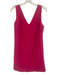 Trina Turk Size 10 Purple Polyester Sleeveless V Neck Textured Knee length Dress Purple / 10