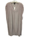 Eileen Fisher Size S Light Purple Silk Accordian Pleats Cap Sleeve Sheer Dress Light Purple / S
