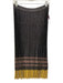 Derek Lam 10 Crosby Size M Silver, Black, Yellow Viscose & Metallic Maxi Skirt Silver, Black, Yellow / M