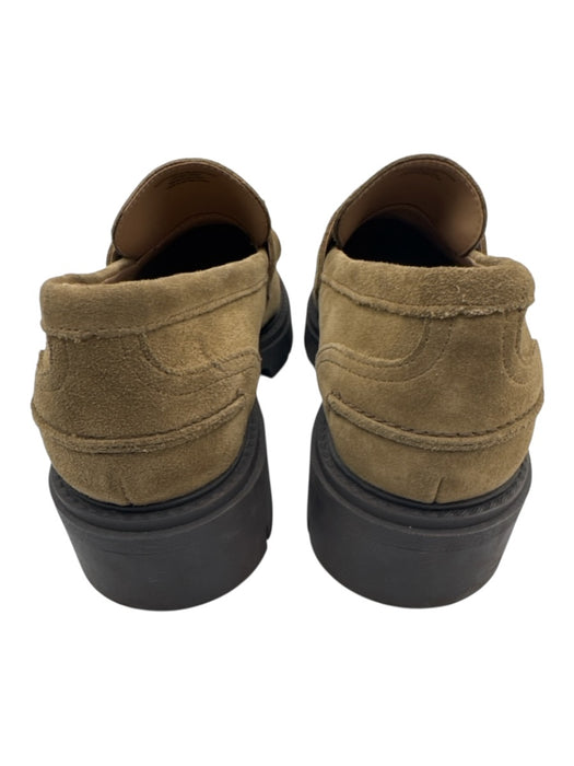 Blondo Shoe Size 9 Light Brown Suede Waterproof Chunky Sole Loafers Light Brown / 9