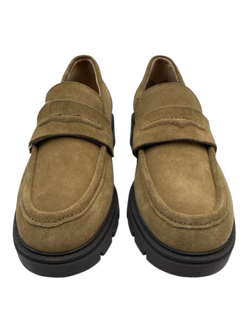Blondo Shoe Size 9 Light Brown Suede Waterproof Chunky Sole Loafers Light Brown / 9